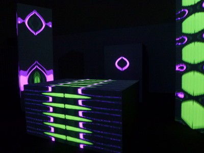 Ocusonic, Chasing Waves, 2011 Digitised analog audio visual installation 